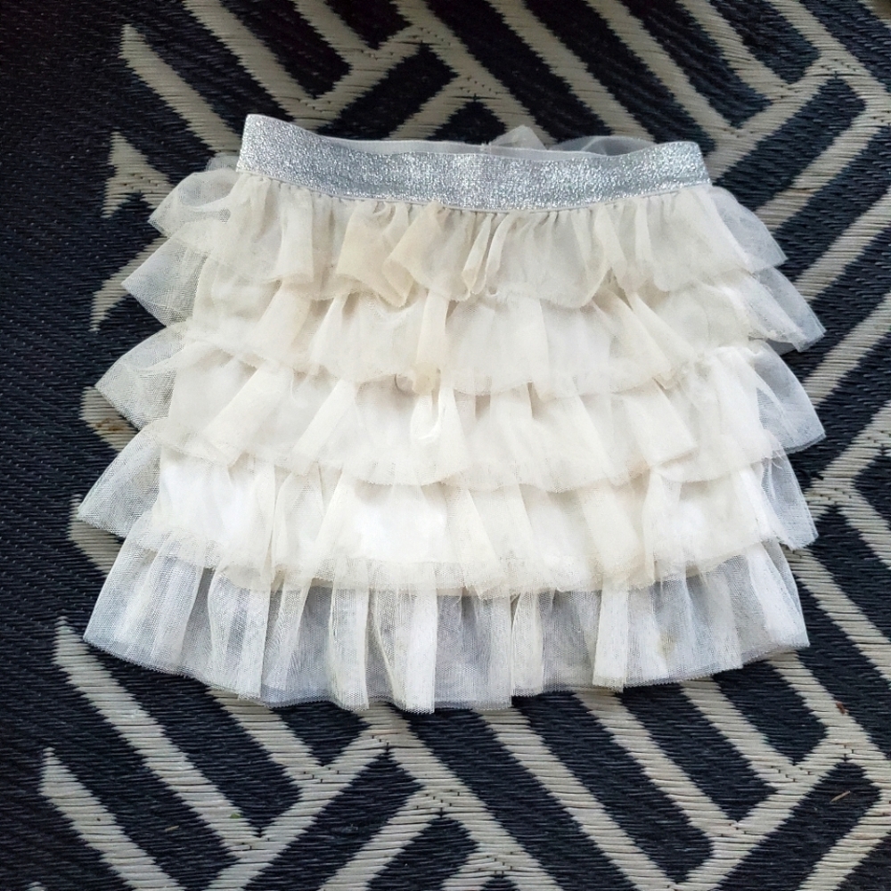 Tulle sparkle waist skirt